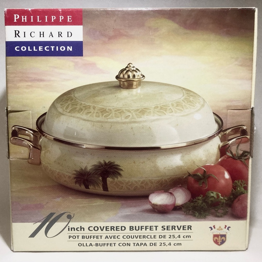 Philippe Richard Collection Bellagio 10 Inch Cream Buffet Server